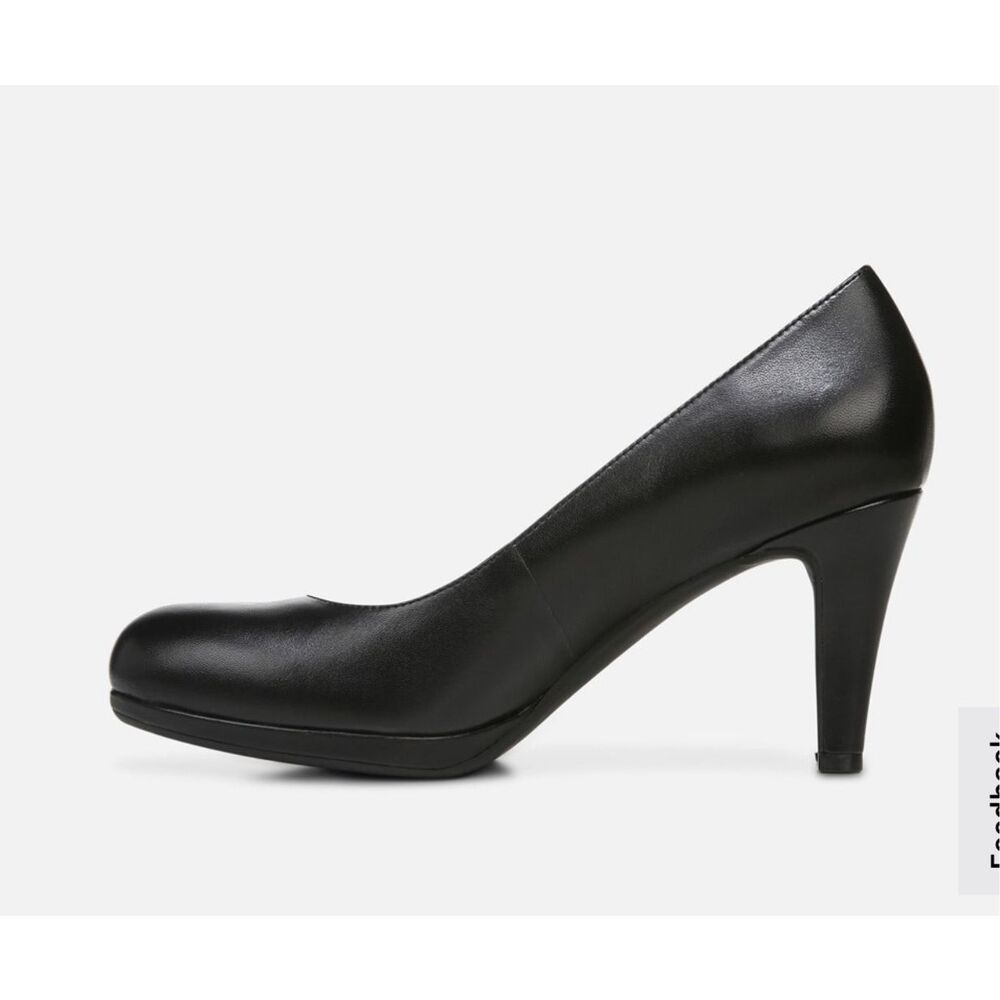 Naturalizer NEW size 10 W Michelle pumps comfort heels - black leather - Picture 3 of 8